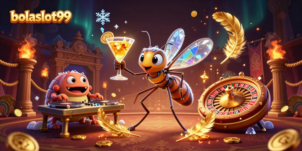 Experience thrilling wins at bolaslot99 with this vibrant casino scene filled with action and energy.