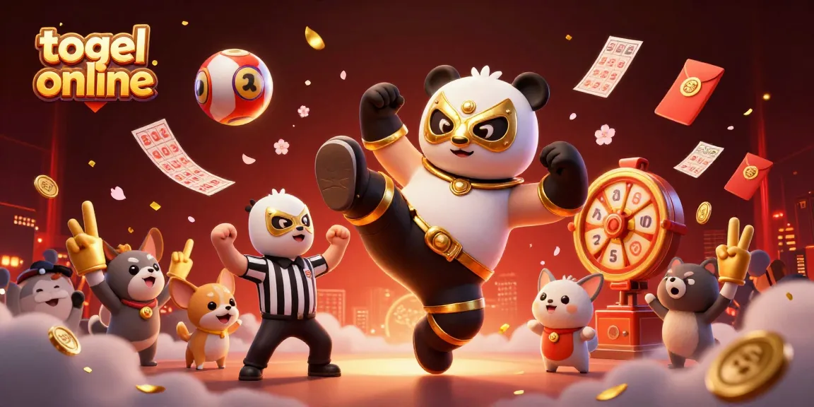 Menghasilkan peluang menang togel online dengan suasana meriah dari karakter kartun dan elemen keberuntungan.