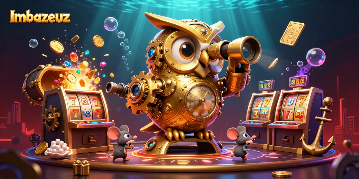 Menangkan jackpot dengan Imbazeuz di mesin slot yang penuh dengan koin emas dan keberuntungan.