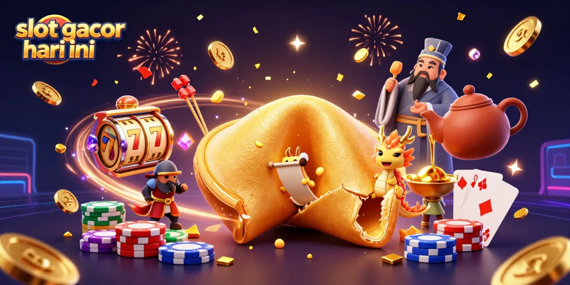Experience slot gacor hari ini with dynamic characters, golden coins, and vibrant casino elements.