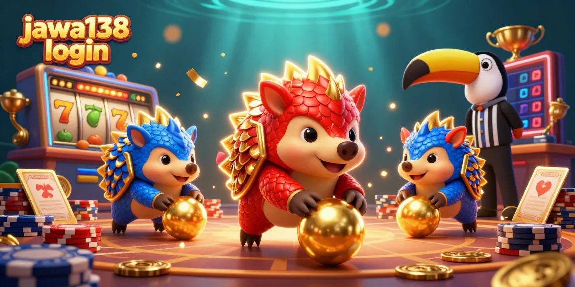 Manuver kasino yang seru dengan jawa138 login, pangolin bersaing dan simbol slot berkilau