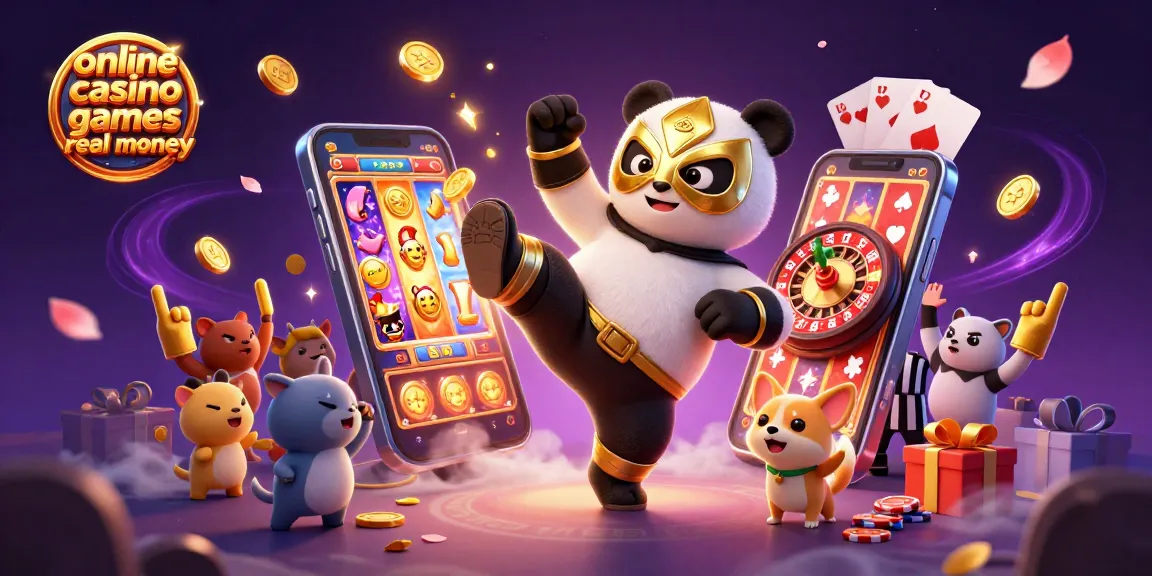 Engage in online casino games real money with a lively scene of animated characters and exciting game elements.